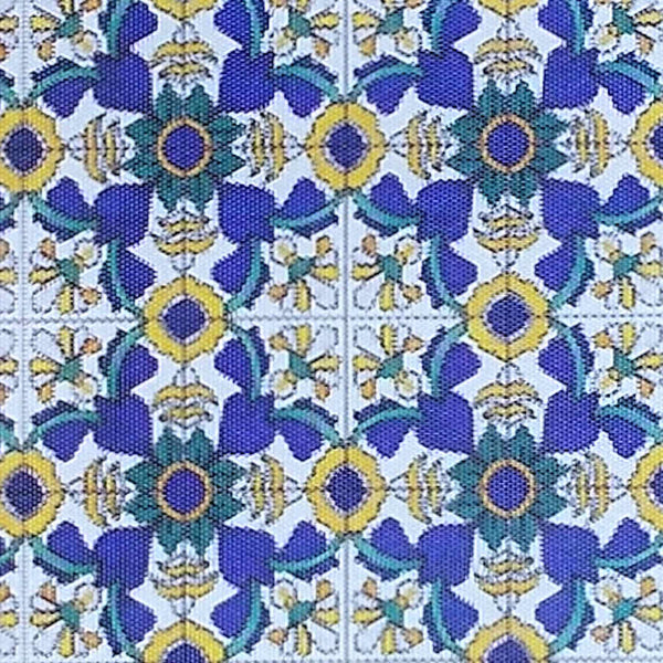 Blue Tile Closeup