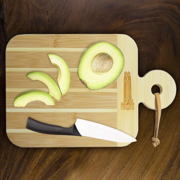 Bamboo Paddle-Shaped Cutting & Serving Board