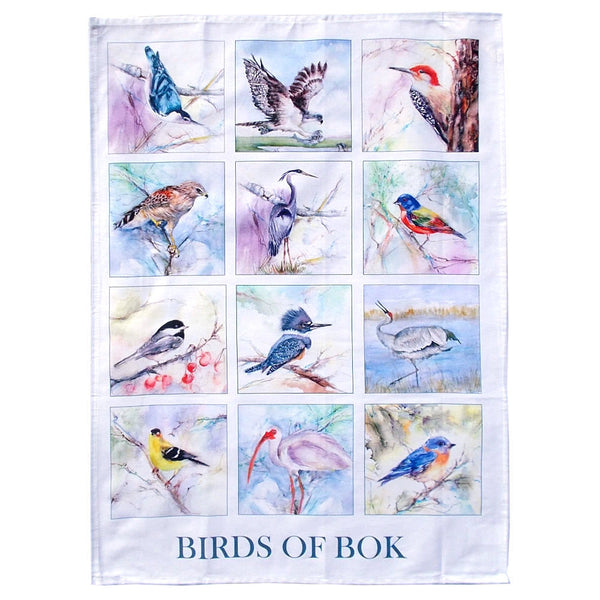 Tea Towel - Birds of Bok