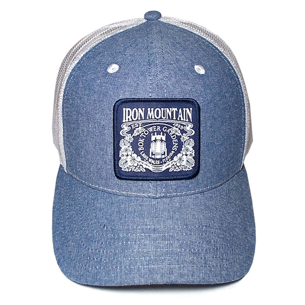 Heather Blue/White Mesh