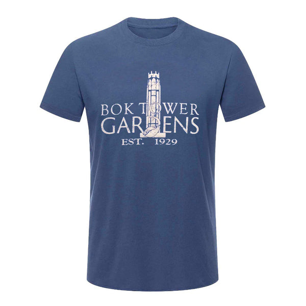 Distressed Bok Tower Logo Unisex Tee Shirt