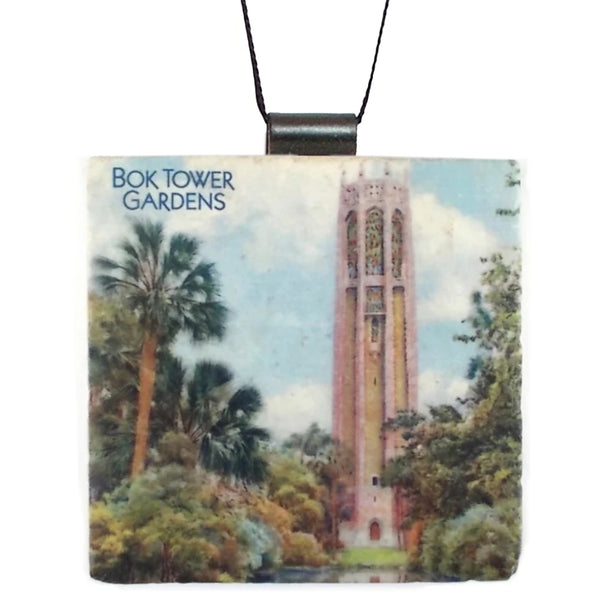Marble Ornament with Antique Bok Tower image