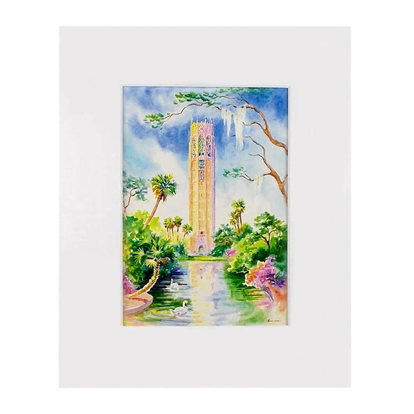 Bok Tower  Watercolor Prints