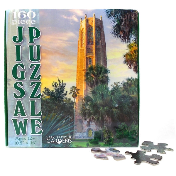 160-Piece Jigsaw Puzzle - Bok Tower Gardens at Sunrise